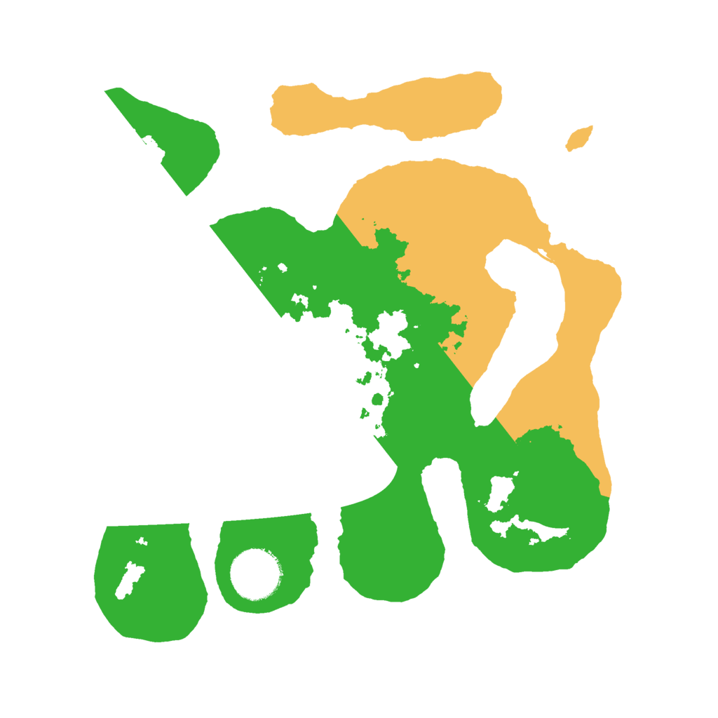 Biome Rust Map: Barren, Size: 2500, Seed: 119