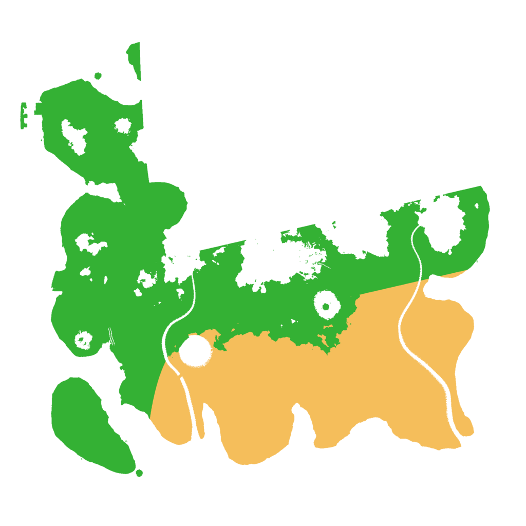 Biome Rust Map: Procedural Map, Size: 3000, Seed: 299