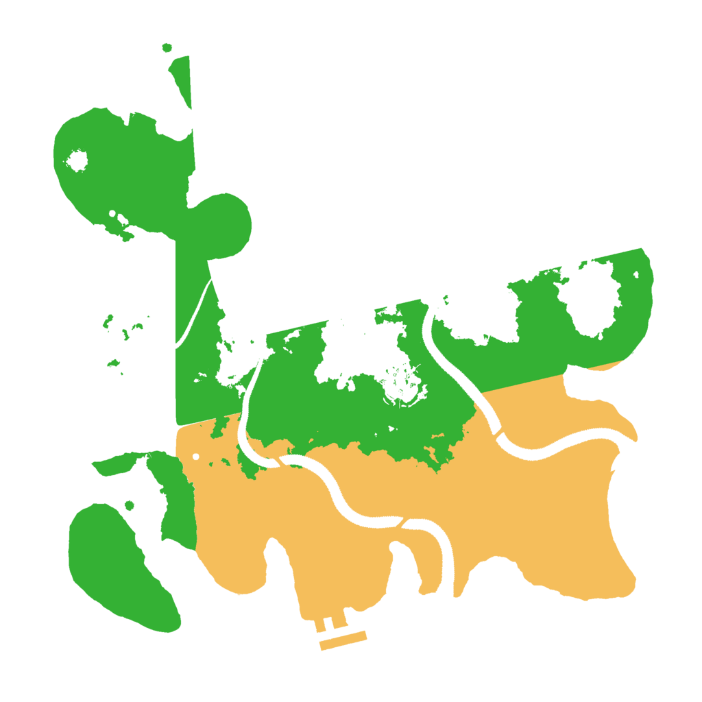 Biome Rust Map: Procedural Map, Size: 3000, Seed: 299