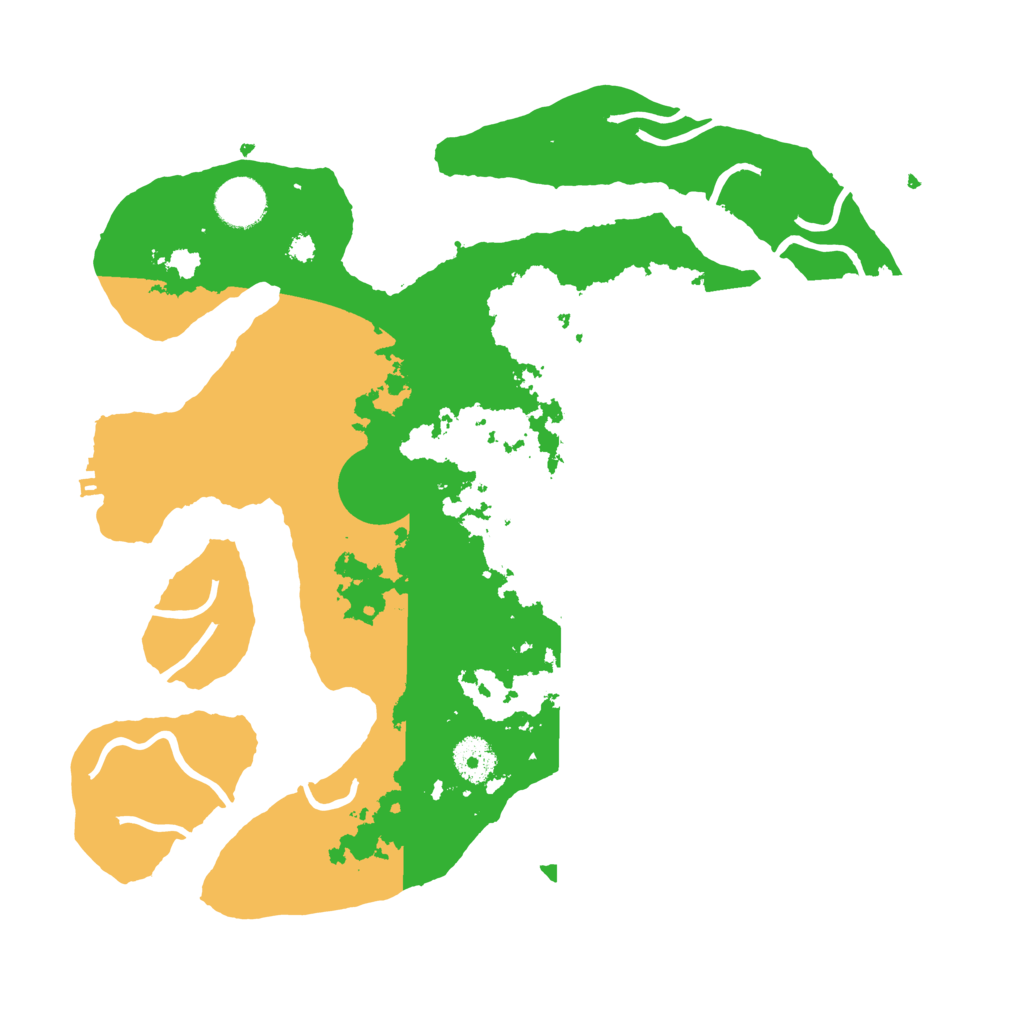 Biome Rust Map: Procedural Map, Size: 3550, Seed: 965837