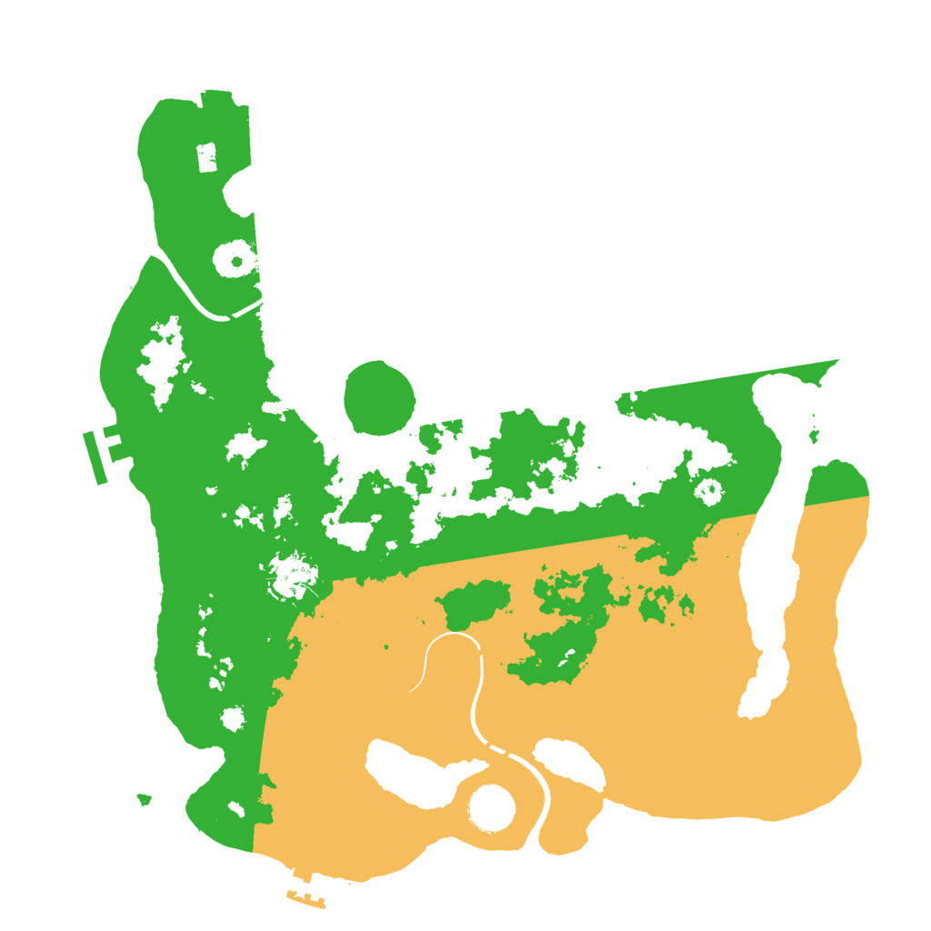 Biome Rust Map: Procedural Map, Size: 3500, Seed: 1767274