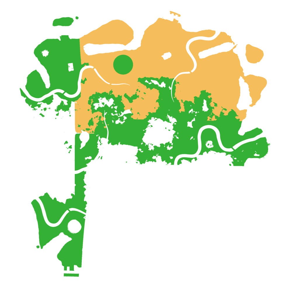 Biome Rust Map: Procedural Map, Size: 4000, Seed: 19442595