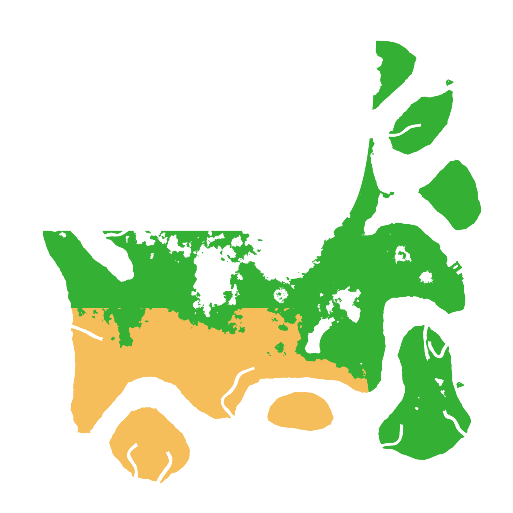 Biome Rust Map: Procedural Map, Size: 3700, Seed: 1755860400