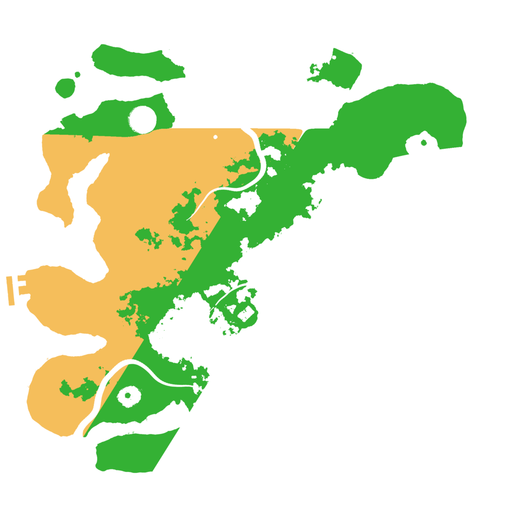 Biome Rust Map: Procedural Map, Size: 3550, Seed: 862971