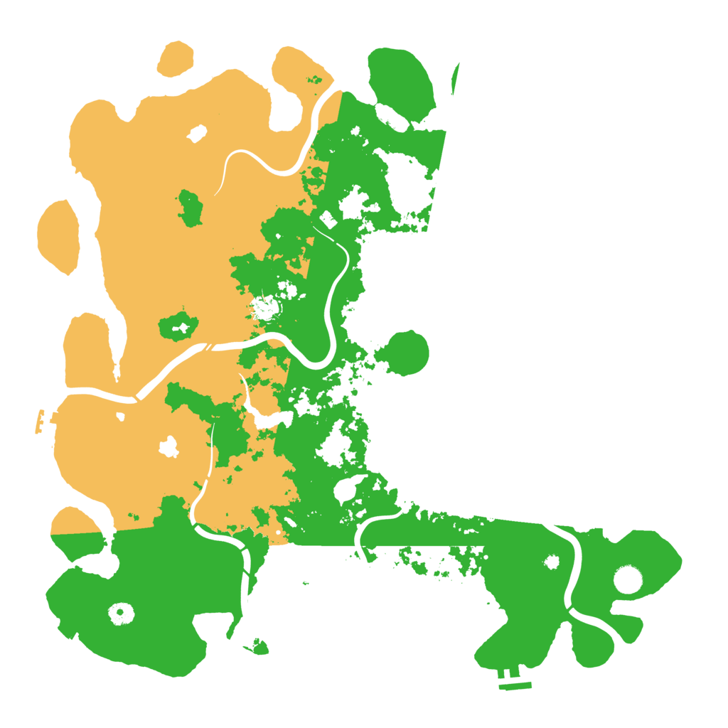 Biome Rust Map: Procedural Map, Size: 4500, Seed: 313445413