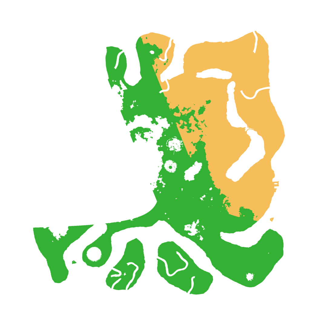 Biome Rust Map: Procedural Map, Size: 3800, Seed: 2012197891