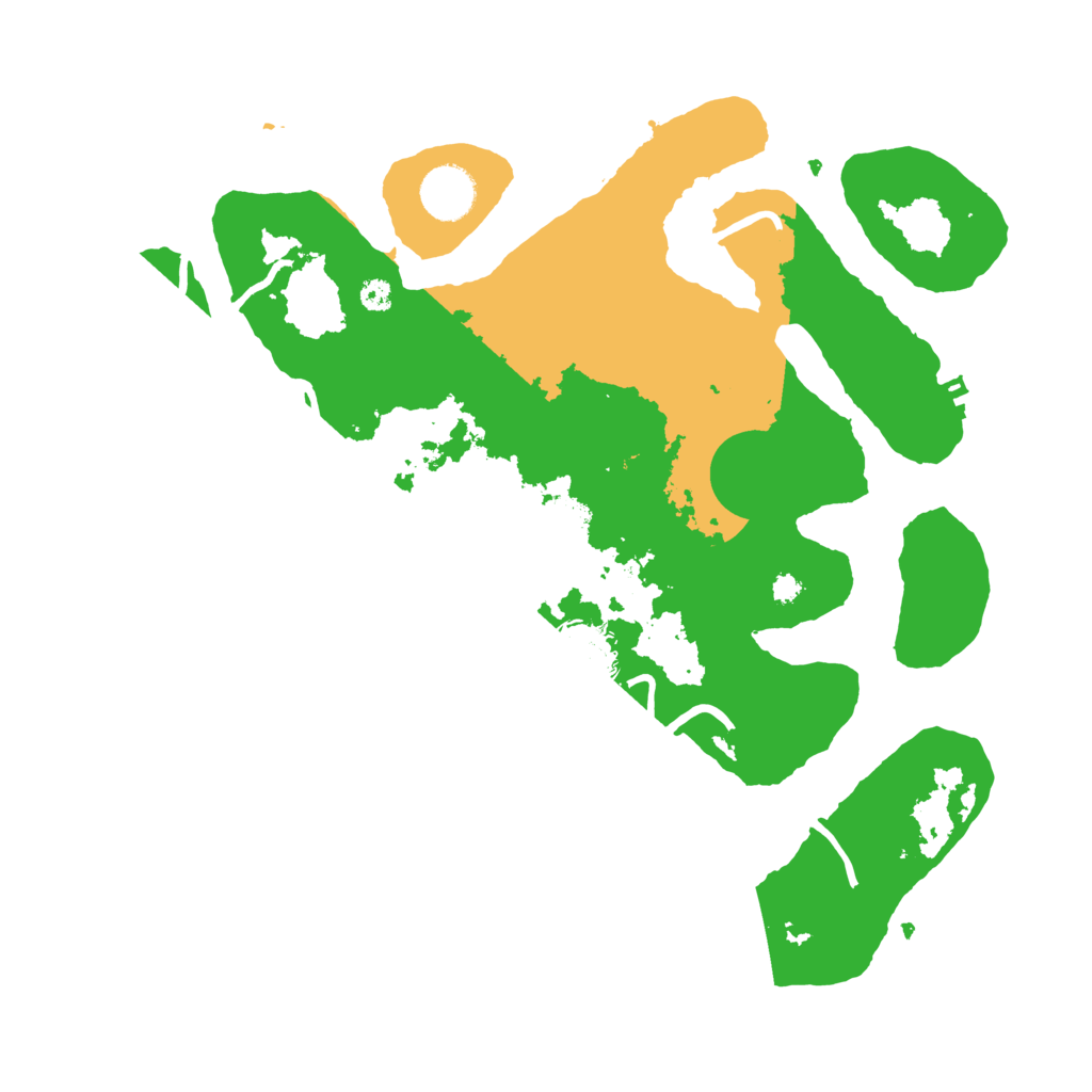 Biome Rust Map: Procedural Map, Size: 3500, Seed: 85915720