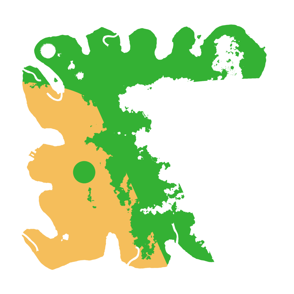 Biome Rust Map: Procedural Map, Size: 3500, Seed: 815509195