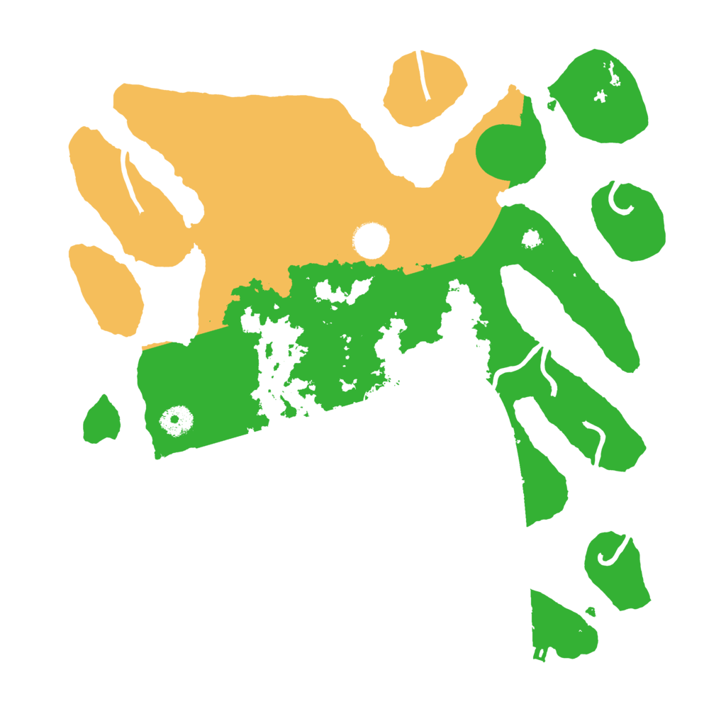 Biome Rust Map: Procedural Map, Size: 3550, Seed: 699820