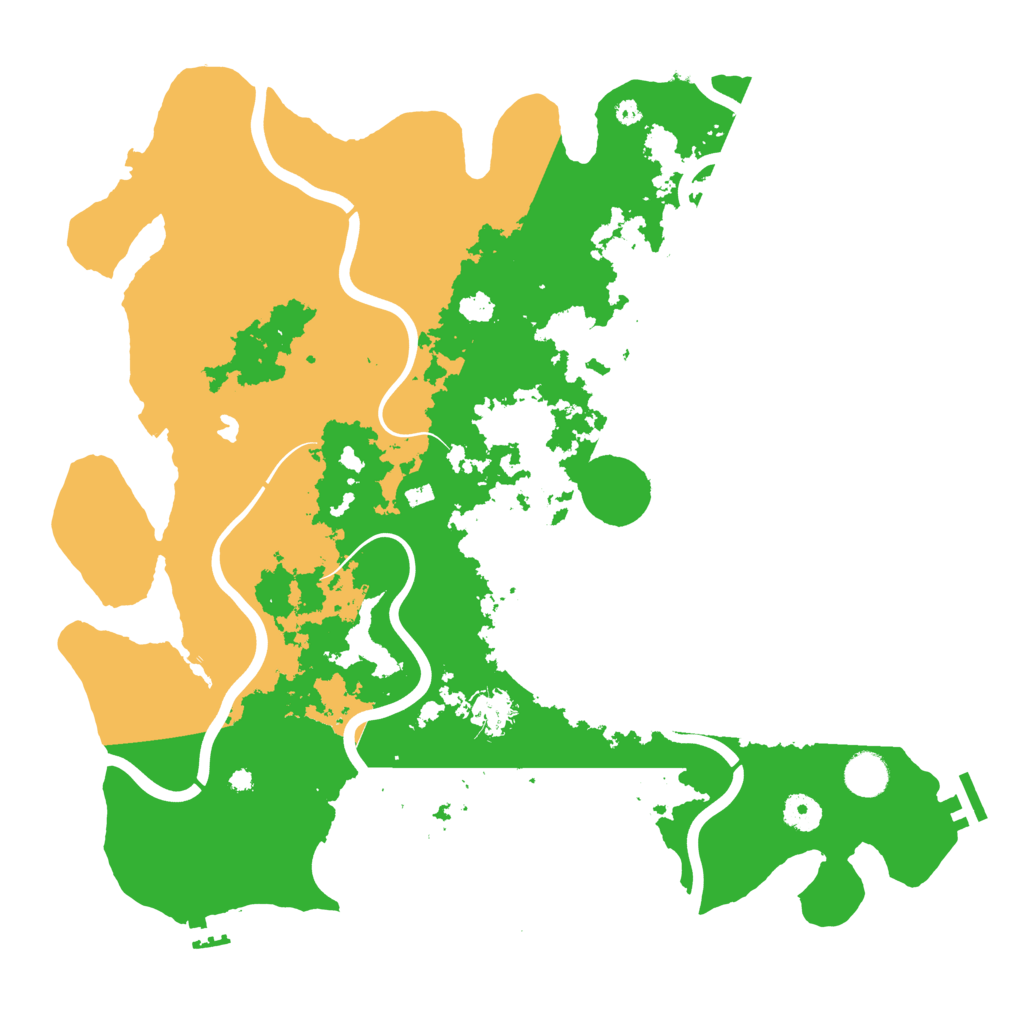 Biome Rust Map: Procedural Map, Size: 4100, Seed: 1975264211