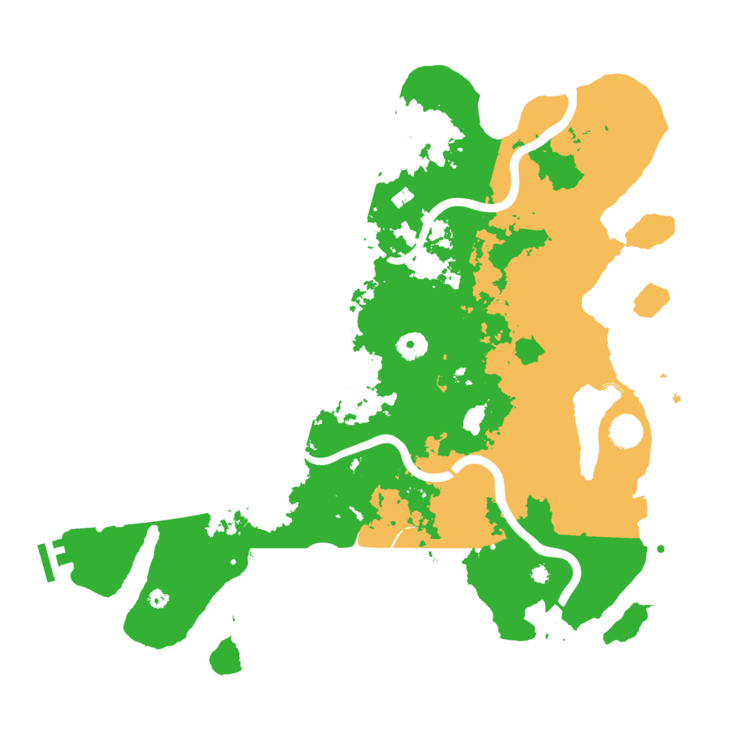 Biome Rust Map: Procedural Map, Size: 3800, Seed: 953906174