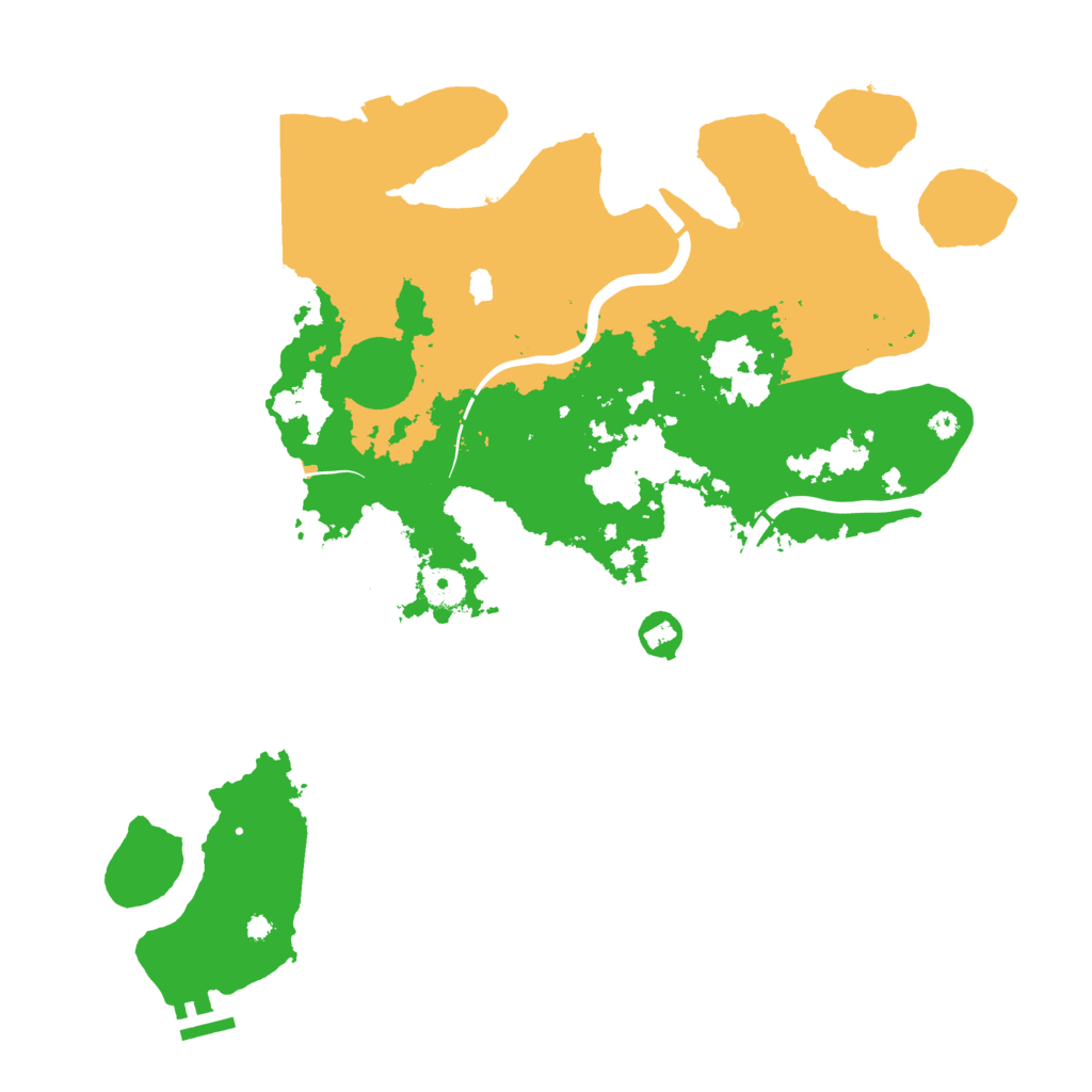 Biome Rust Map: Procedural Map, Size: 4000, Seed: 350141672