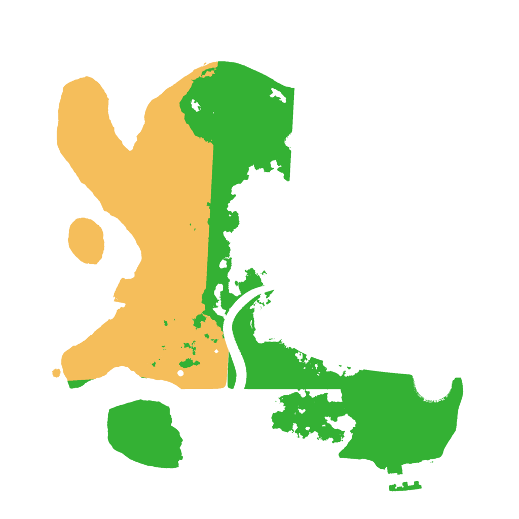 Biome Rust Map: Procedural Map, Size: 2450, Seed: 1949875187