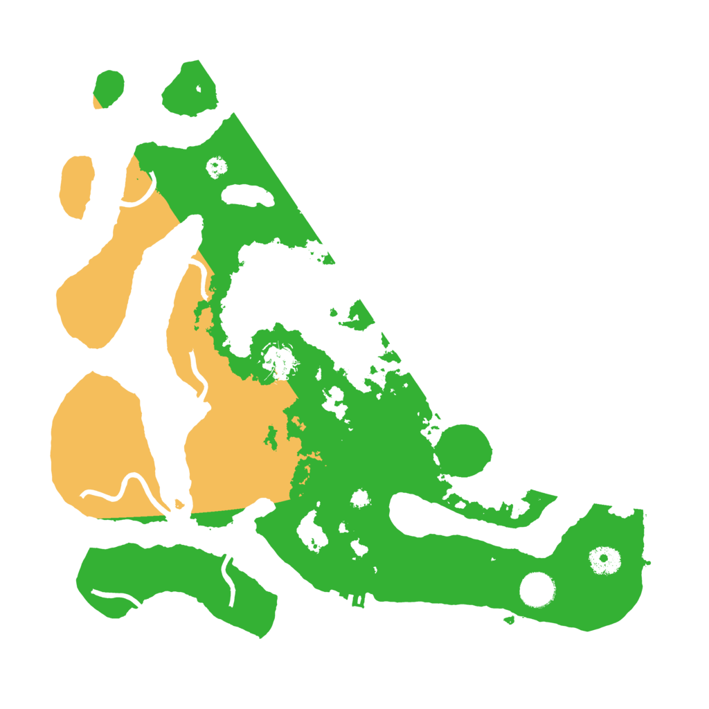 Biome Rust Map: Procedural Map, Size: 3550, Seed: 325139