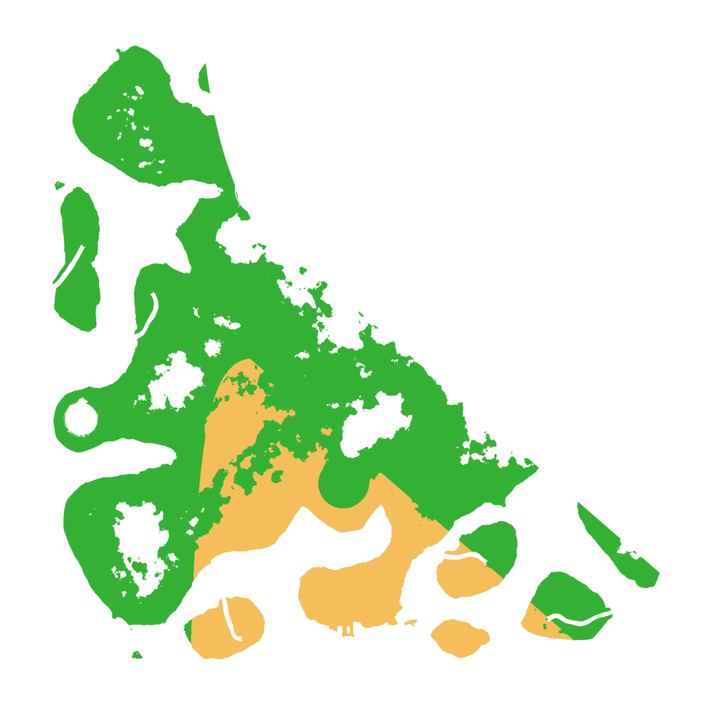 Biome Rust Map: Procedural Map, Size: 3800, Seed: 2038461