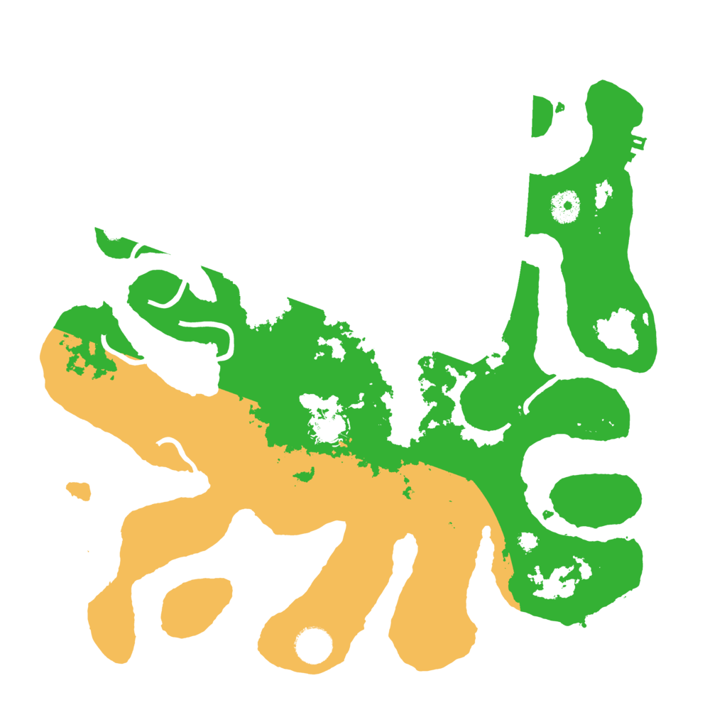 Biome Rust Map: Procedural Map, Size: 3500, Seed: 8335