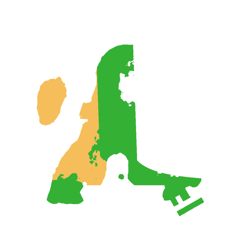 Biome Rust Map: Procedural Map, Size: 1750, Seed: 505001