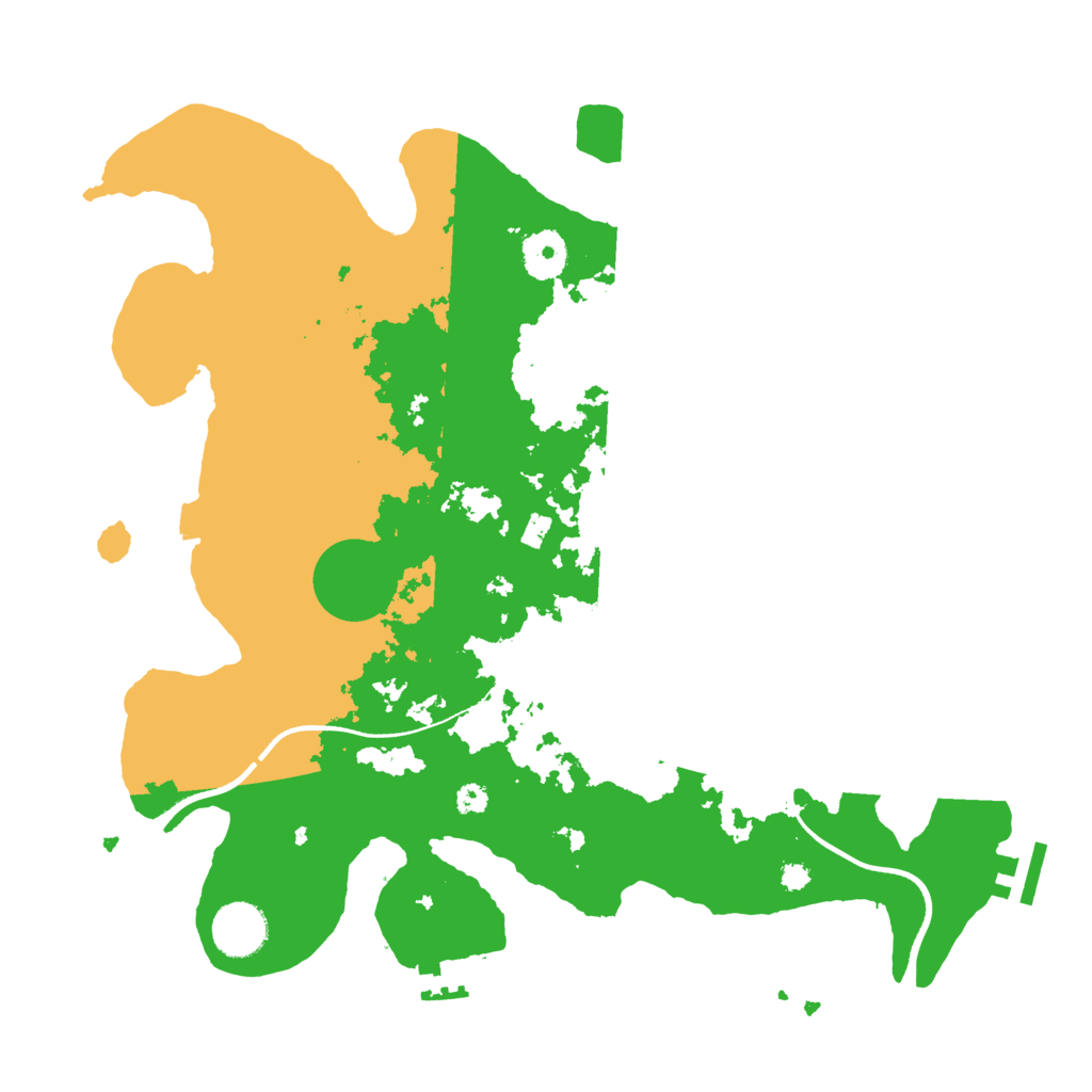 Biome Rust Map: Procedural Map, Size: 3500, Seed: 1274660223
