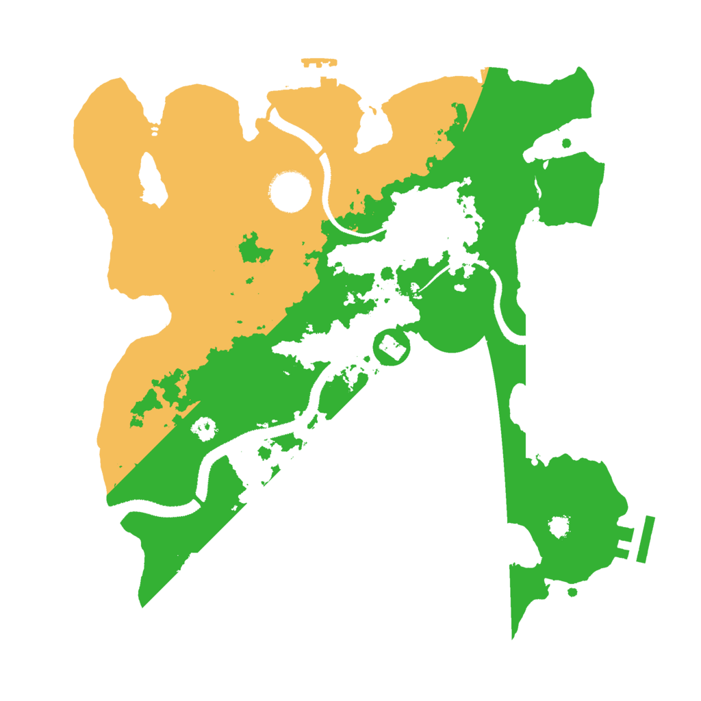 Biome Rust Map: Procedural Map, Size: 2997, Seed: 7165464