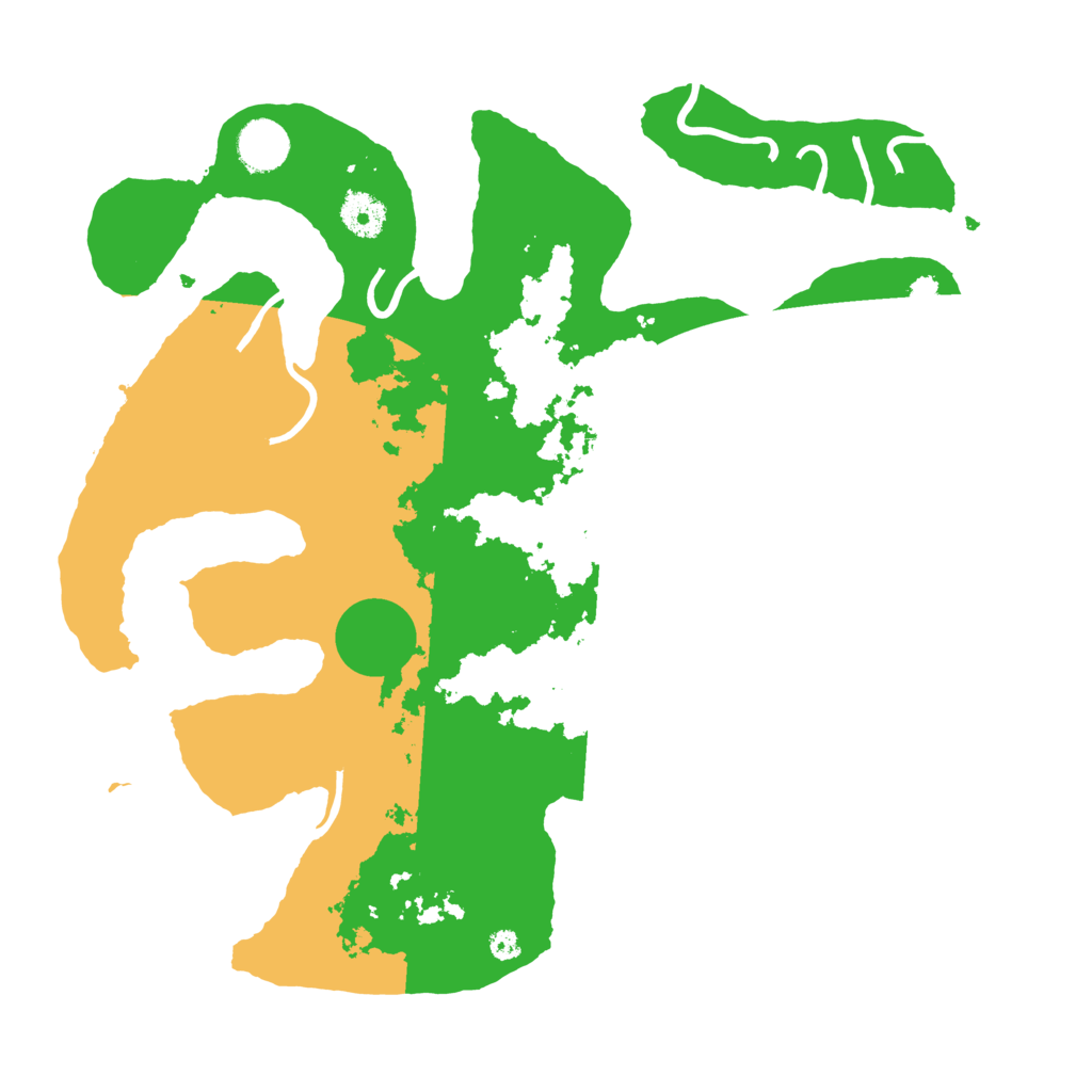 Biome Rust Map: Procedural Map, Size: 3700, Seed: 629826401