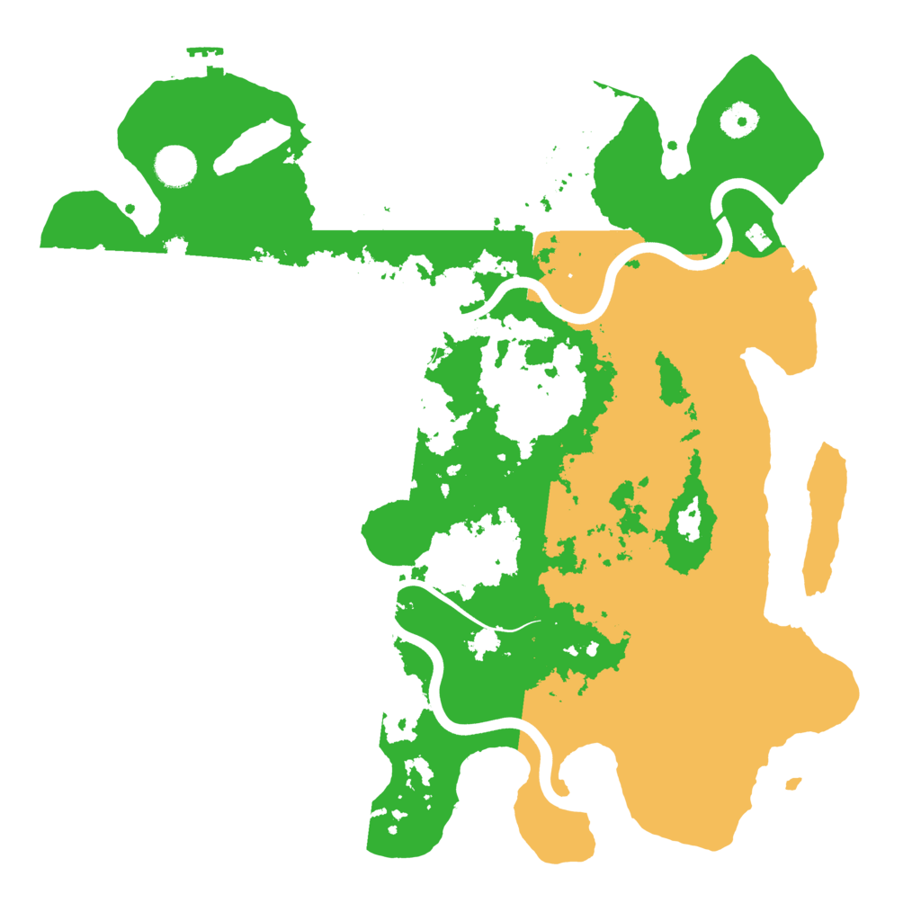 Biome Rust Map: Procedural Map, Size: 3850, Seed: 1004231898