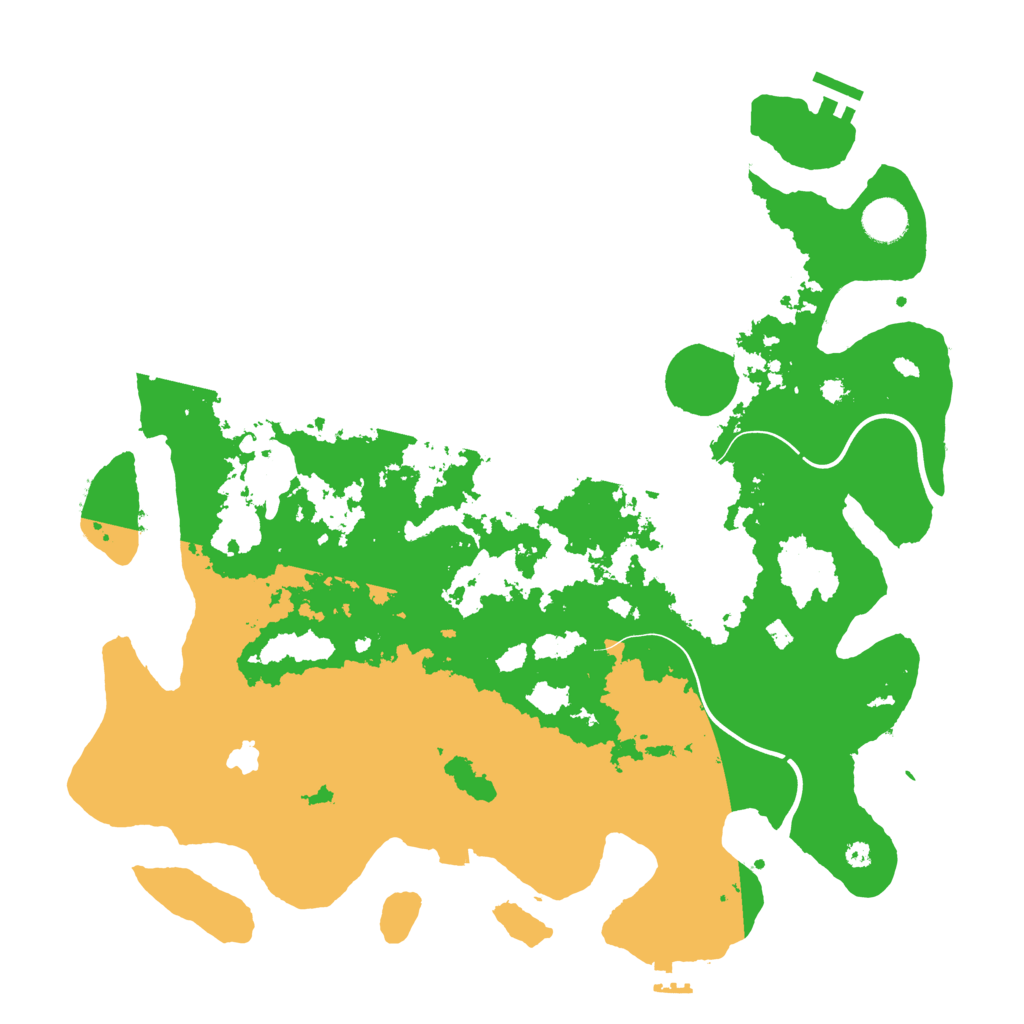 Biome Rust Map: Procedural Map, Size: 4000, Seed: 1200