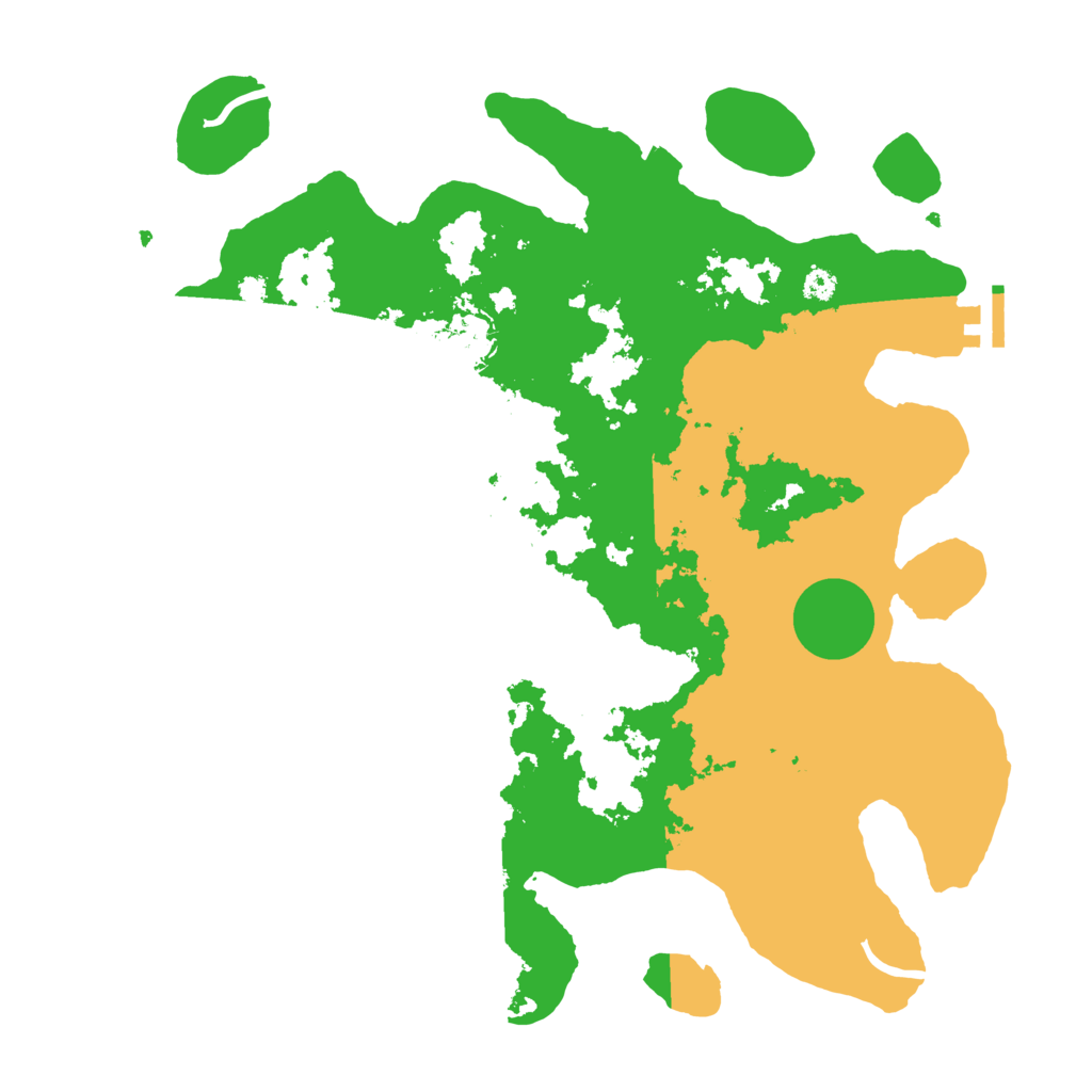 Biome Rust Map: Procedural Map, Size: 3550, Seed: 754533