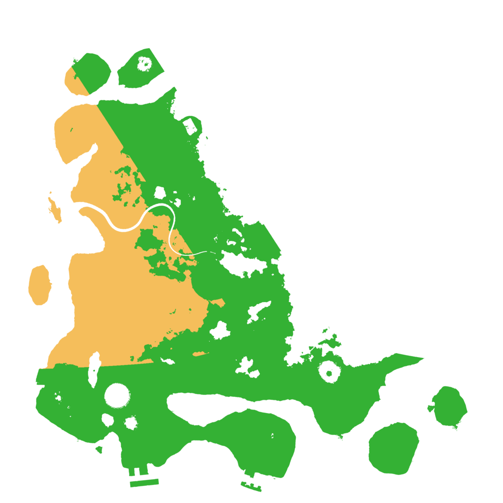 Biome Rust Map: Procedural Map, Size: 3550, Seed: 309357222