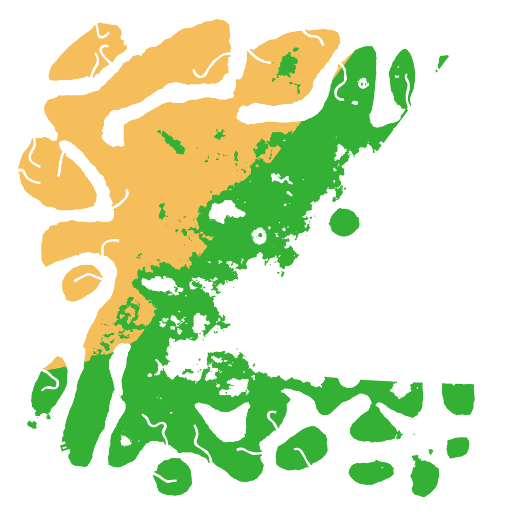 Biome Rust Map: Procedural Map, Size: 5000, Seed: 572041591