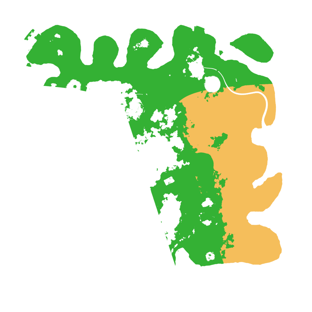 Biome Rust Map: Procedural Map, Size: 3500, Seed: 4201337