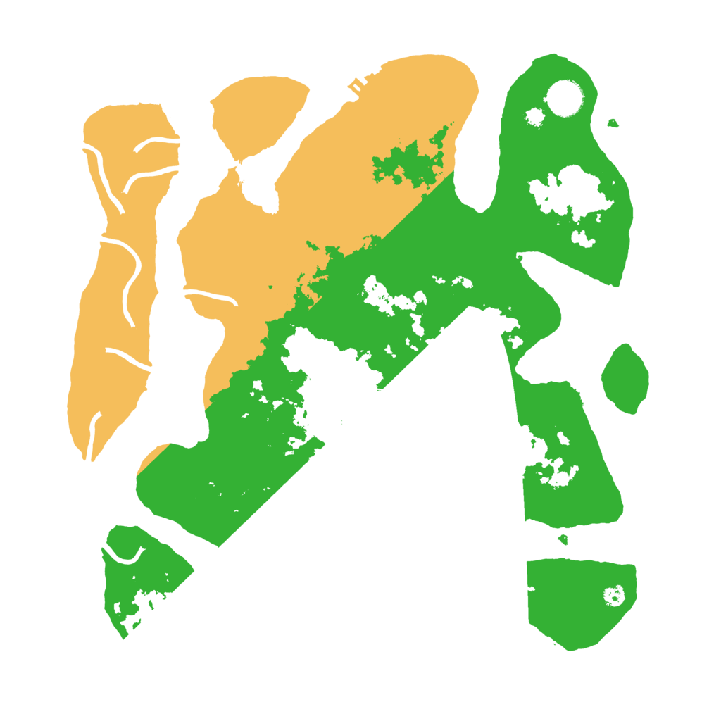 Biome Rust Map: Procedural Map, Size: 3500, Seed: 736700190