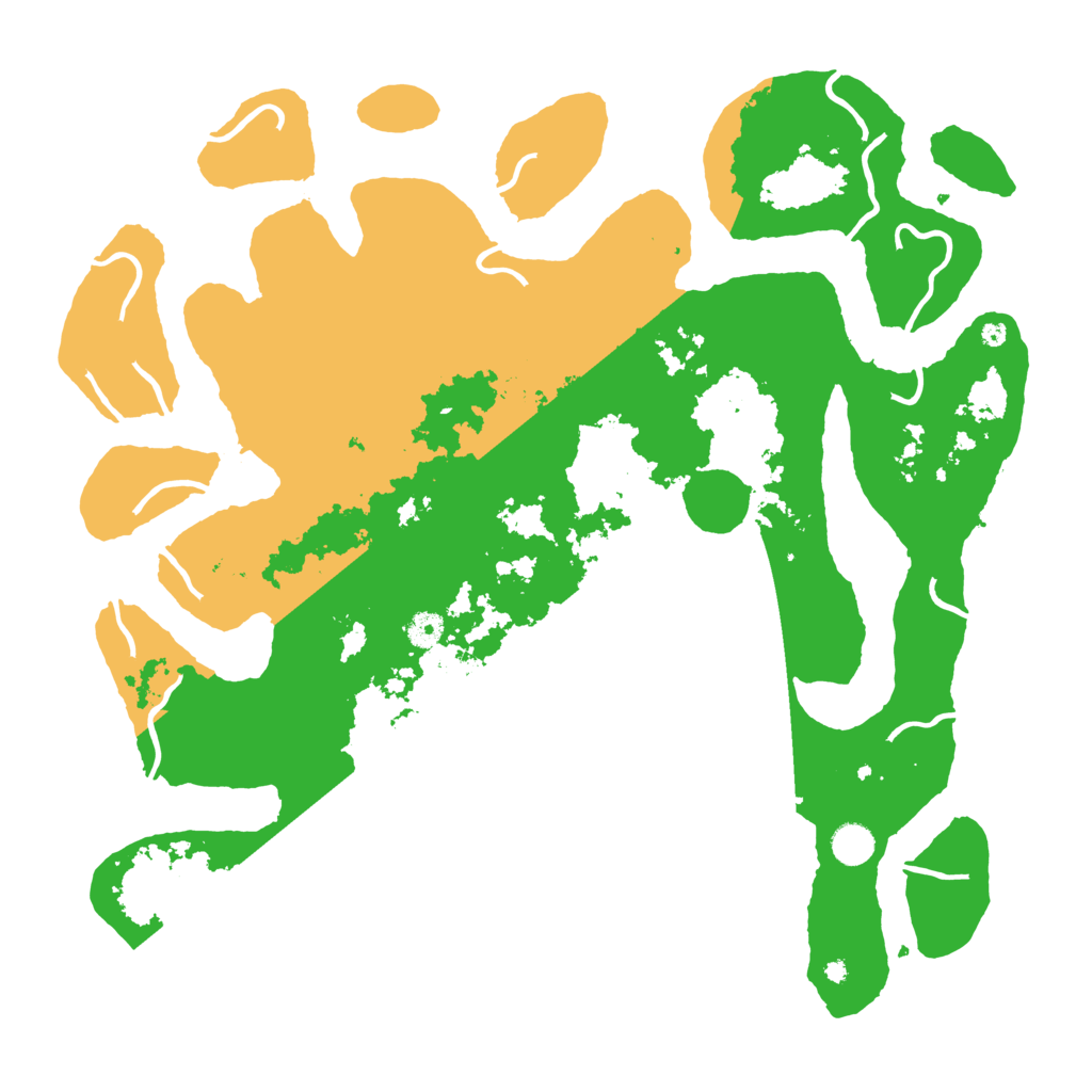 Biome Rust Map: Procedural Map, Size: 4550, Seed: 8500