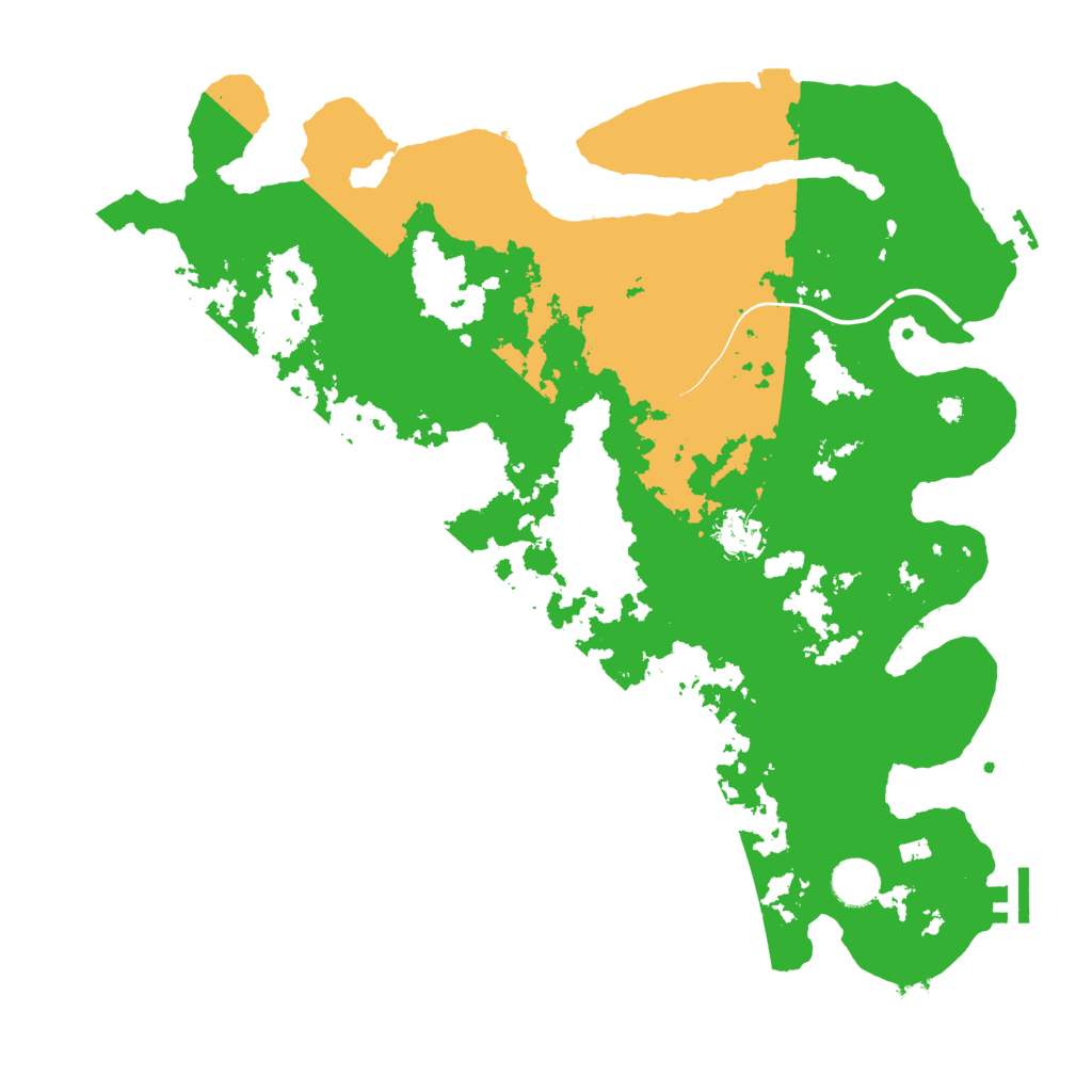 Biome Rust Map: Procedural Map, Size: 3950, Seed: 2049911317