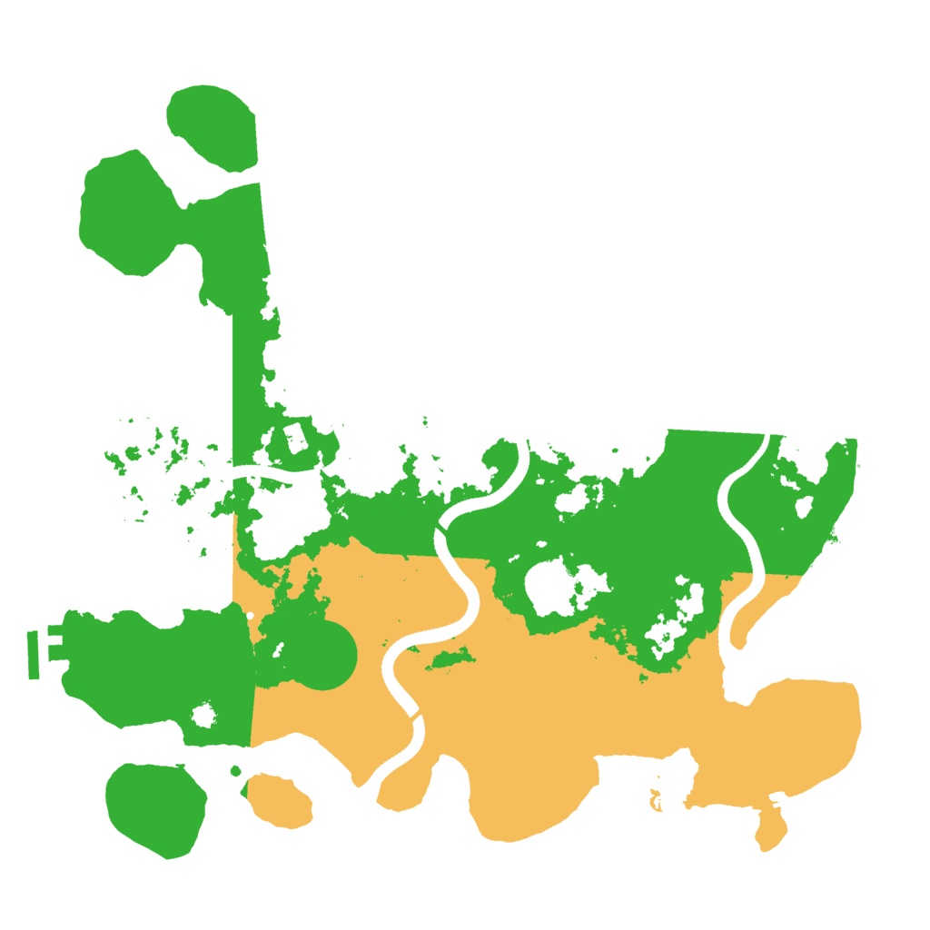 Biome Rust Map: Procedural Map, Size: 3500, Seed: 890773935