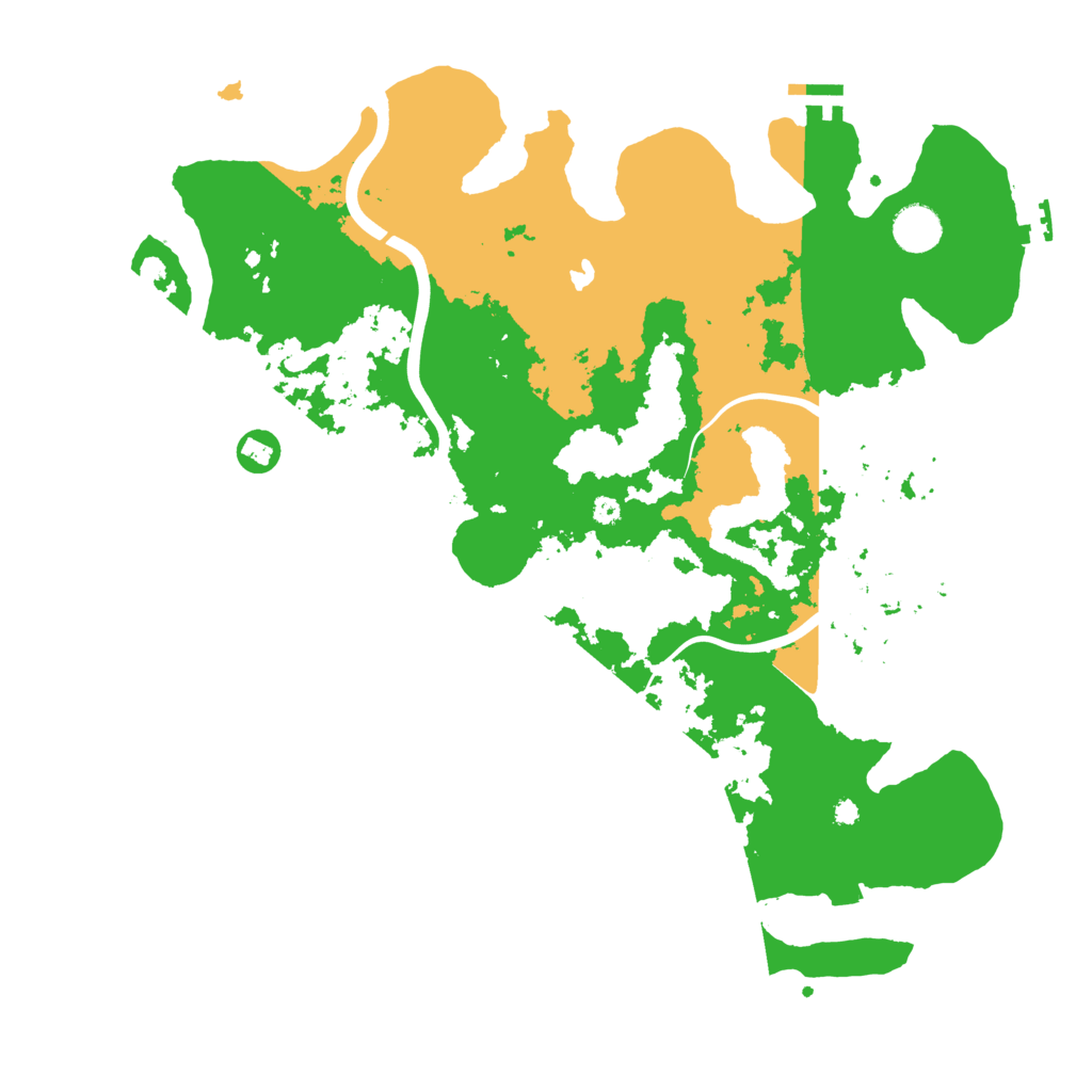 Biome Rust Map: Procedural Map, Size: 4000, Seed: 208207043