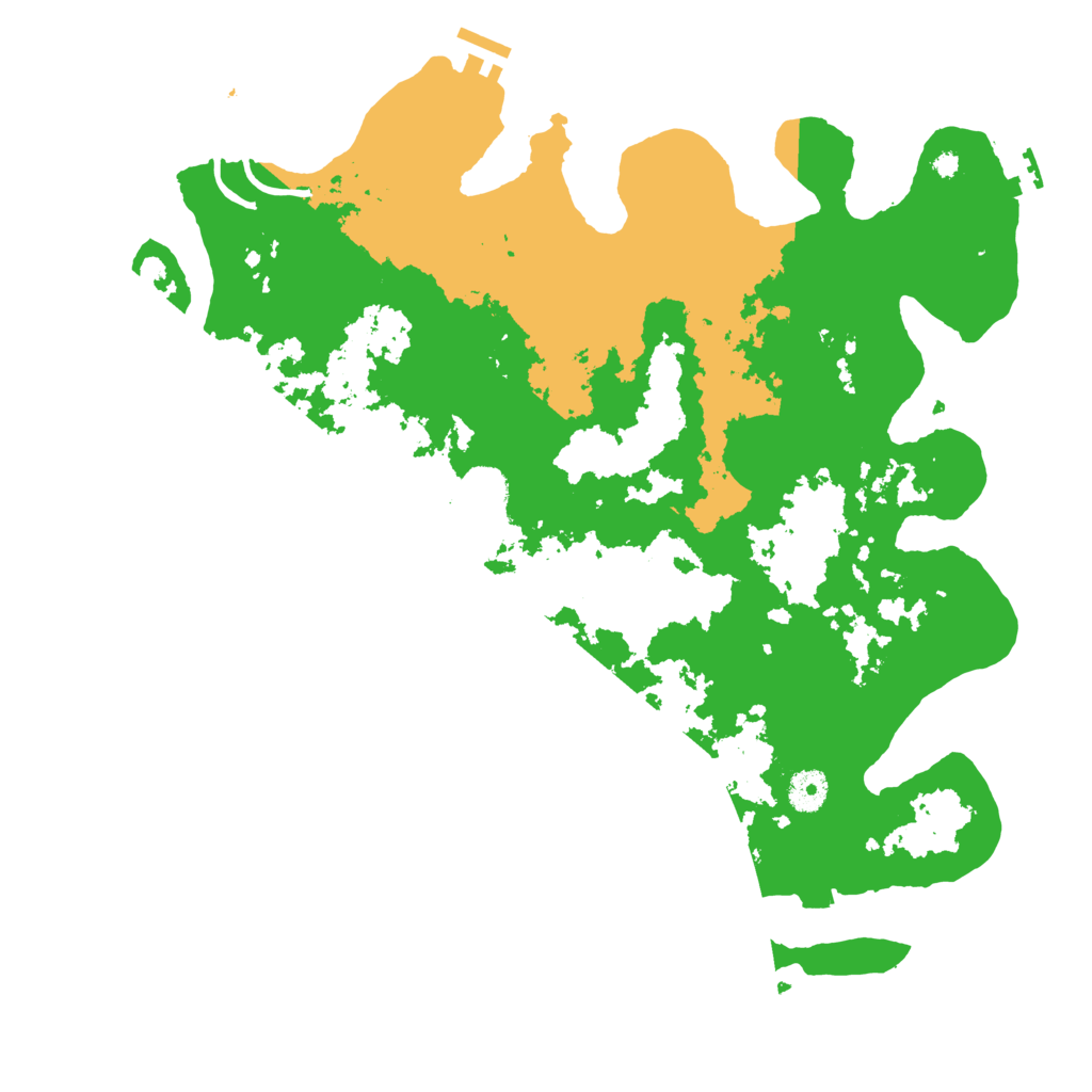 Biome Rust Map: Procedural Map, Size: 4000, Seed: 208207043