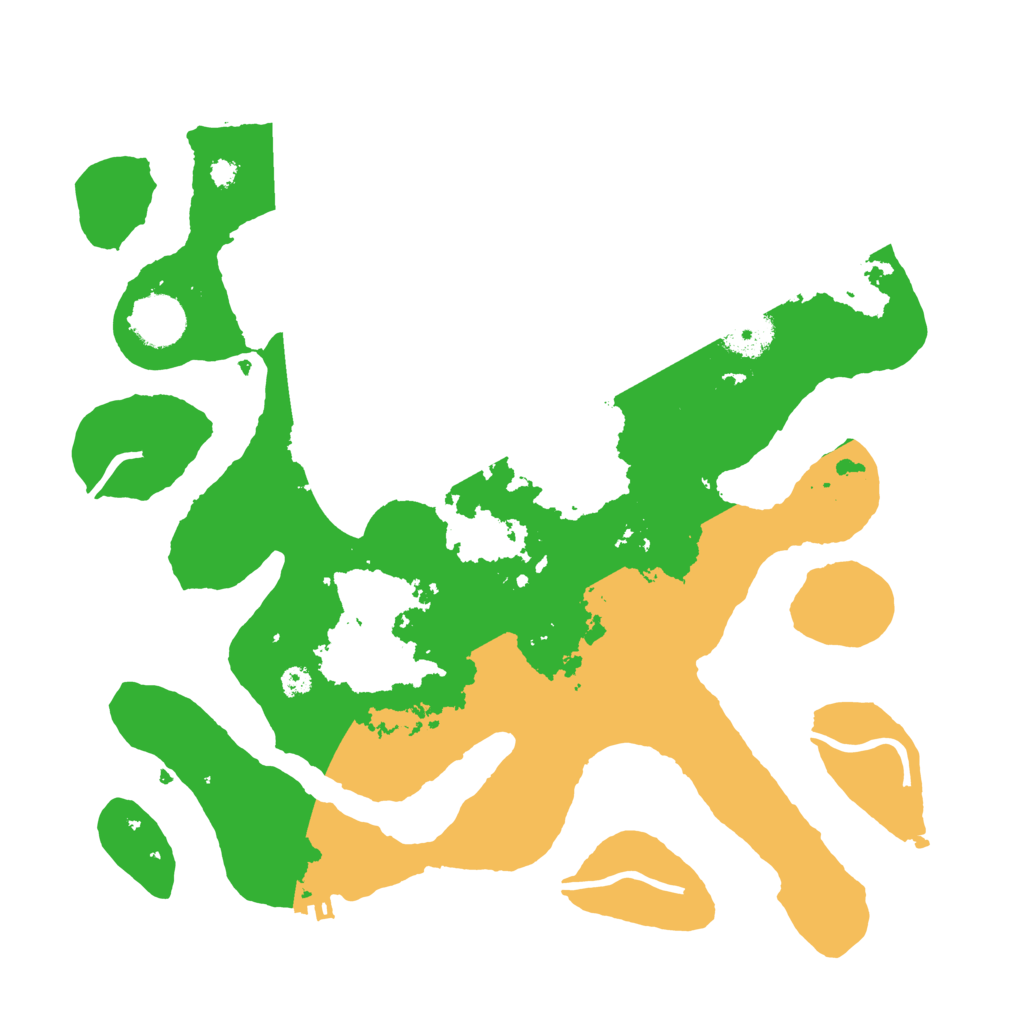 Biome Rust Map: Procedural Map, Size: 3500, Seed: 252146762