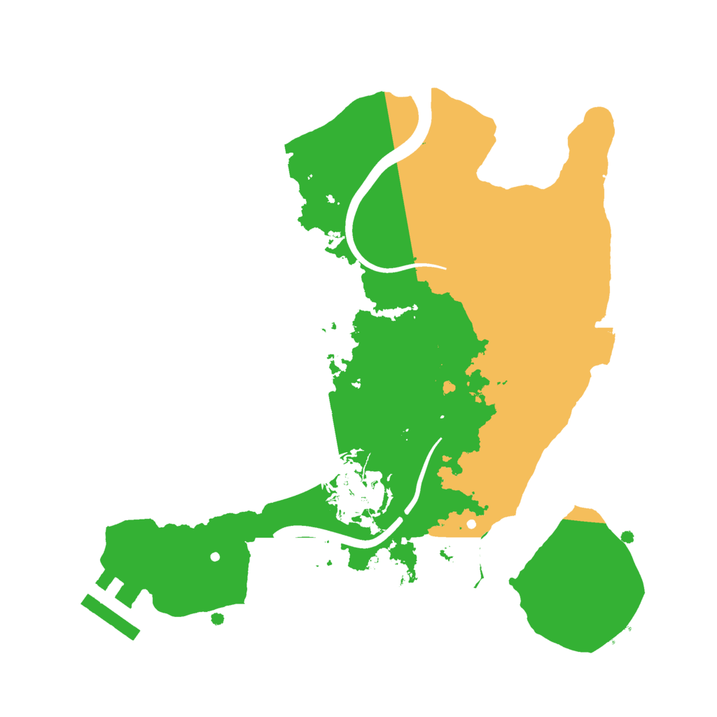 Biome Rust Map: Procedural Map, Size: 2250, Seed: 1734869806