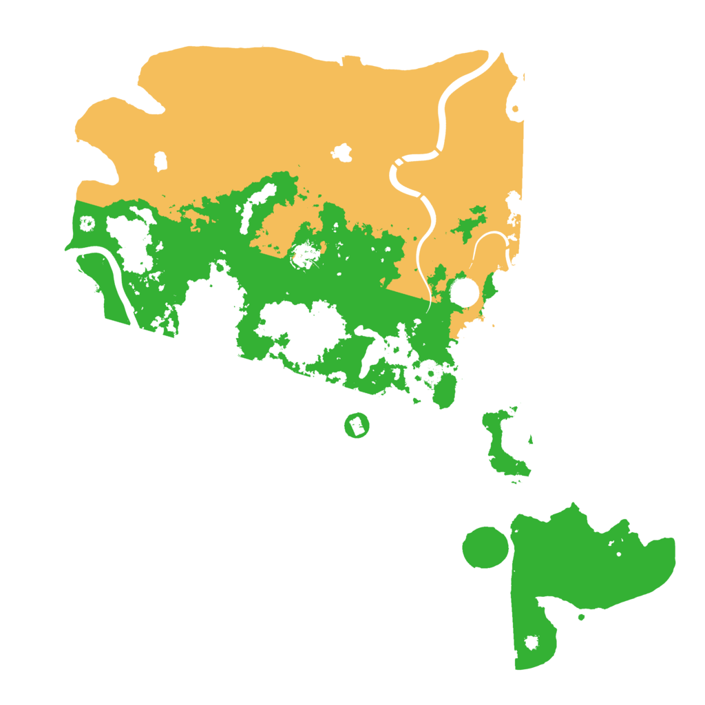 Biome Rust Map: Procedural Map, Size: 4500, Seed: 2147483647