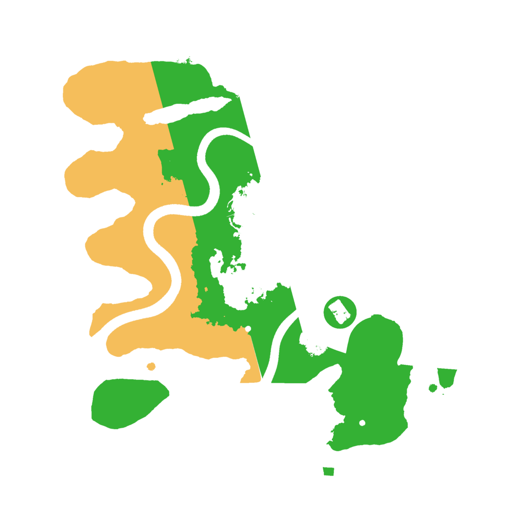 Biome Rust Map: Procedural Map, Size: 2500, Seed: 1365