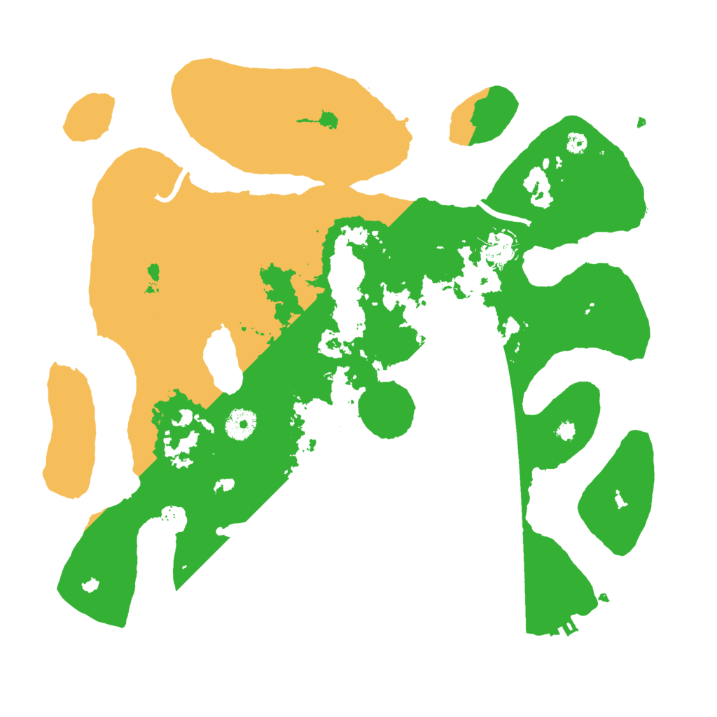 Biome Rust Map: Procedural Map, Size: 3500, Seed: 58402711