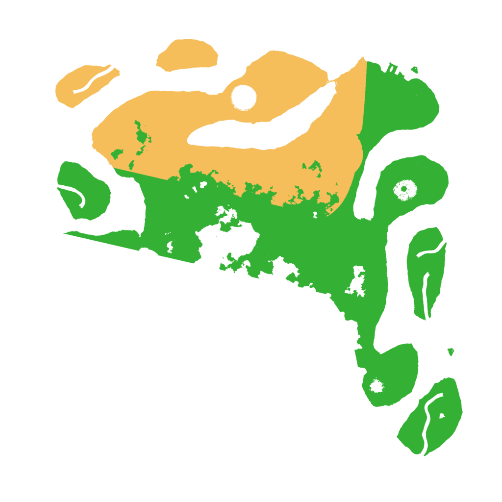 Biome Rust Map: Procedural Map, Size: 3500, Seed: 2014763502