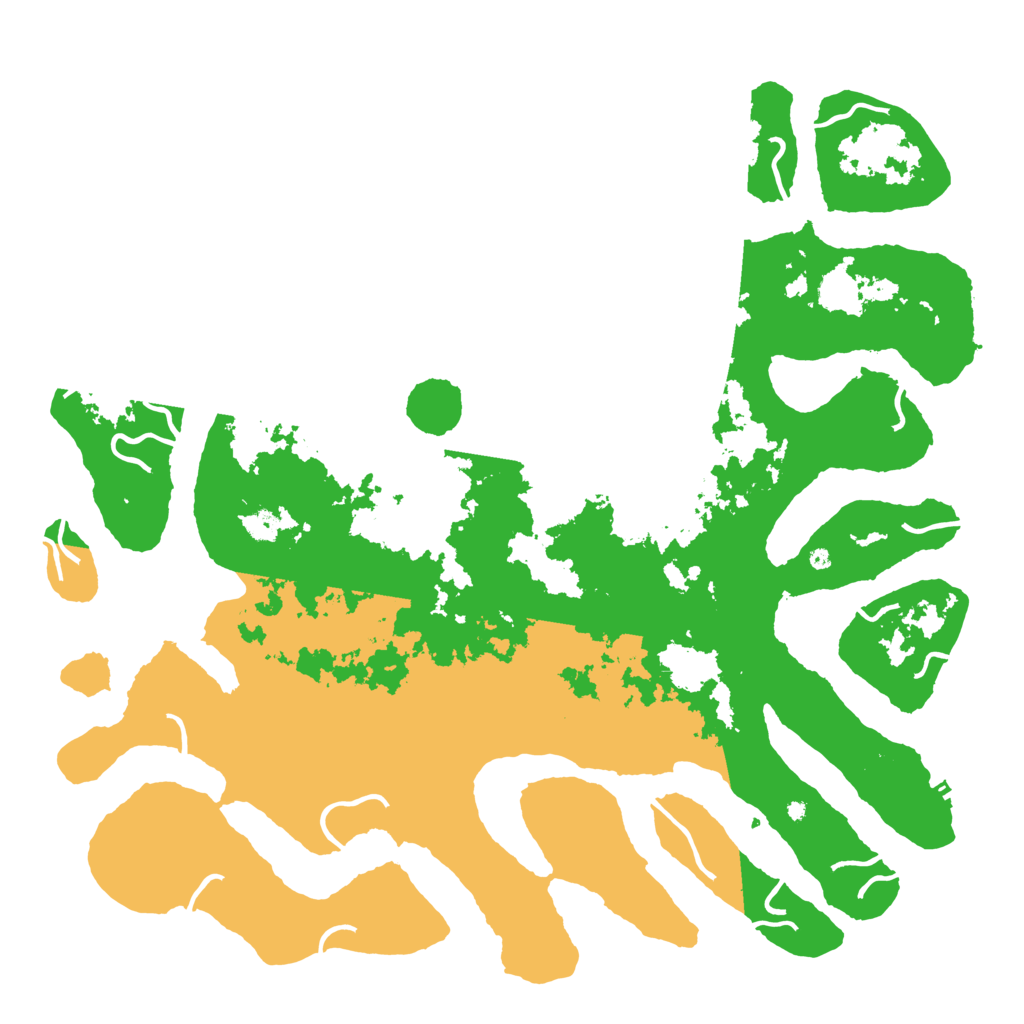 Biome Rust Map: Procedural Map, Size: 5000, Seed: 41