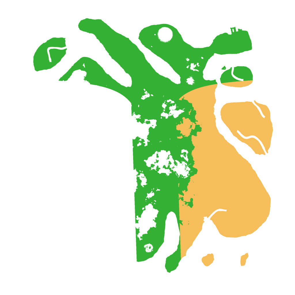 Biome Rust Map: Procedural Map, Size: 3500, Seed: 4103275