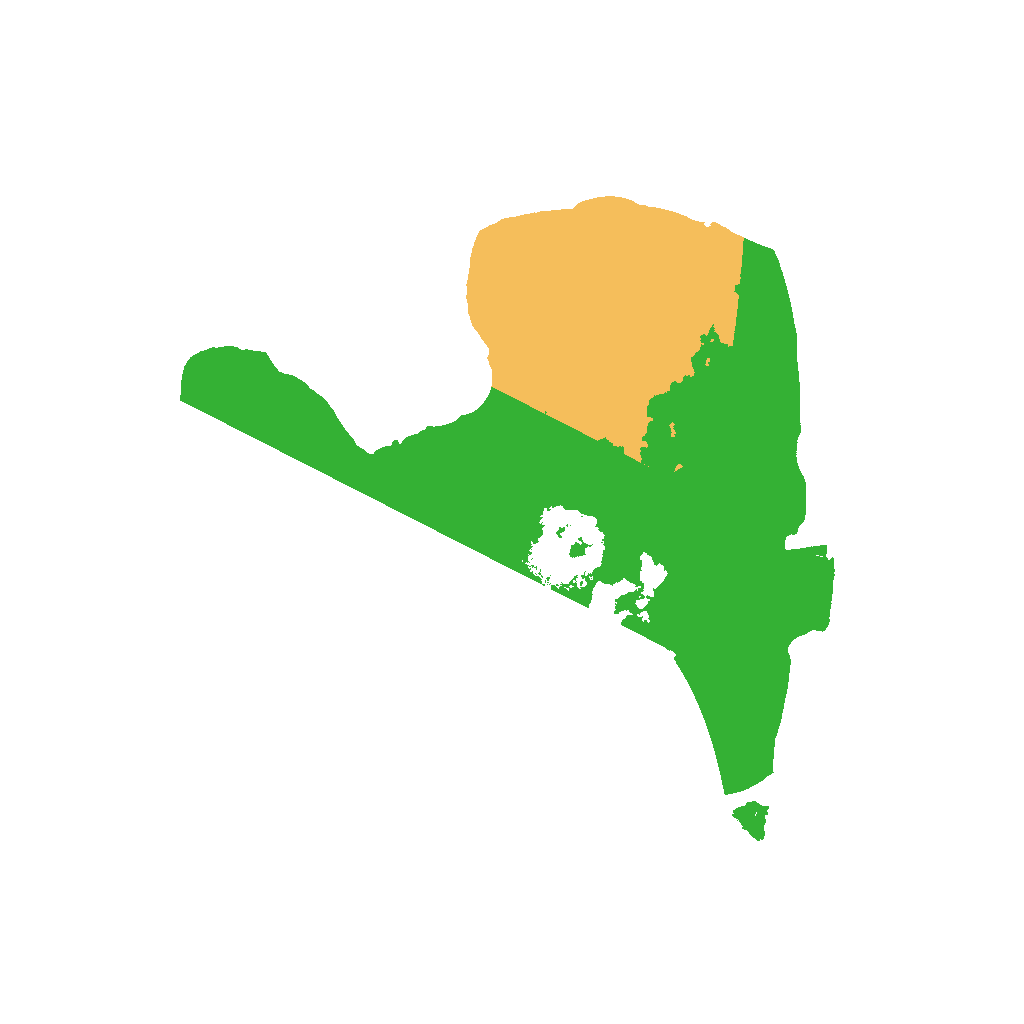 Biome Rust Map: Procedural Map, Size: 1400, Seed: 3