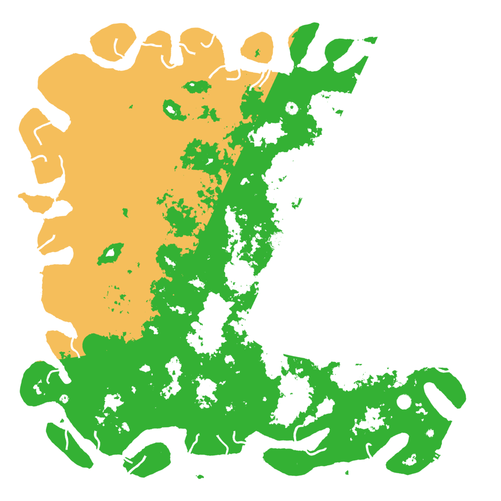 Biome Rust Map: Procedural Map, Size: 6000, Seed: 96046