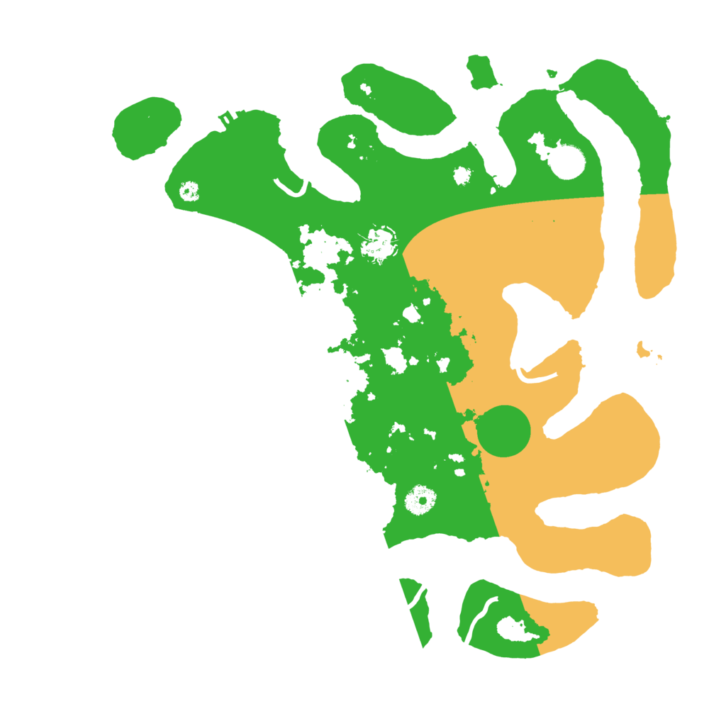 Biome Rust Map: Procedural Map, Size: 3700, Seed: 36905121