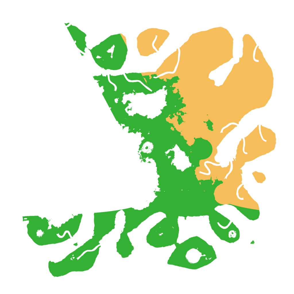 Biome Rust Map: Procedural Map, Size: 3850, Seed: 11122124