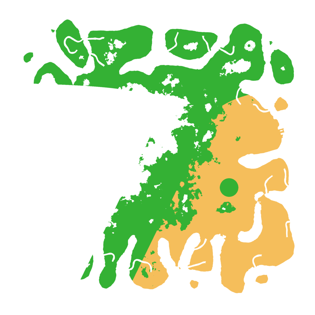 Biome Rust Map: Procedural Map, Size: 4500, Seed: 1845