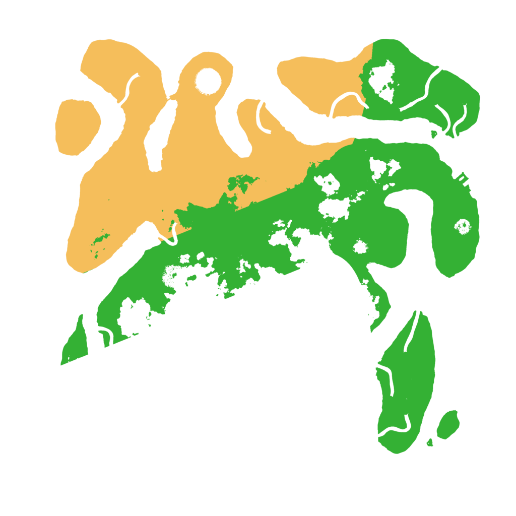 Biome Rust Map: Procedural Map, Size: 3500, Seed: 1121767403